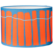 Load image into Gallery viewer, Large Blue Recycled Glass Lamp - with any Crawia, Heli or retro lampshade