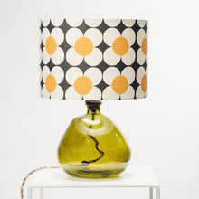 Load image into Gallery viewer, Green Recycled Glass Lamp Small - with any Crawia, Heli or retro lampshade