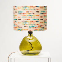 Load image into Gallery viewer, Green Recycled Glass Lamp Small - with any Crawia, Heli or retro lampshade