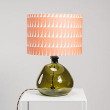 Load image into Gallery viewer, Green Recycled Glass Lamp Small - with any Crawia, Heli or retro lampshade