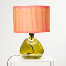 Load image into Gallery viewer, Green Recycled Glass Lamp Small - with any Crawia, Heli or retro lampshade