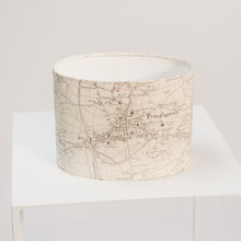 Load image into Gallery viewer, Custom Old Map Oval Lampshade