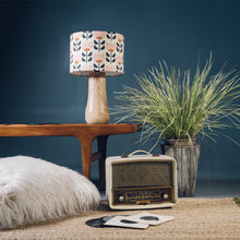 Load image into Gallery viewer, Pink Tulip Retro Lampshade