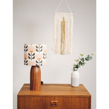 Load image into Gallery viewer, Pink Tulip Retro Lampshade