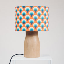 Load image into Gallery viewer, Red and Blue Rainbow Retro Lampshade
