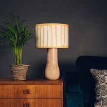 Load image into Gallery viewer, Mustard Crawia Design Lampshade
