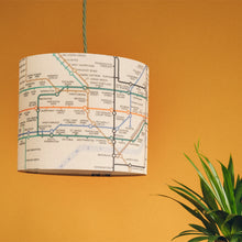 Load image into Gallery viewer, London Underground 1947 Map Lampshade

