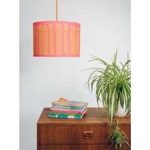 Load image into Gallery viewer, Pink and Orange Crawia Design Lampshade
